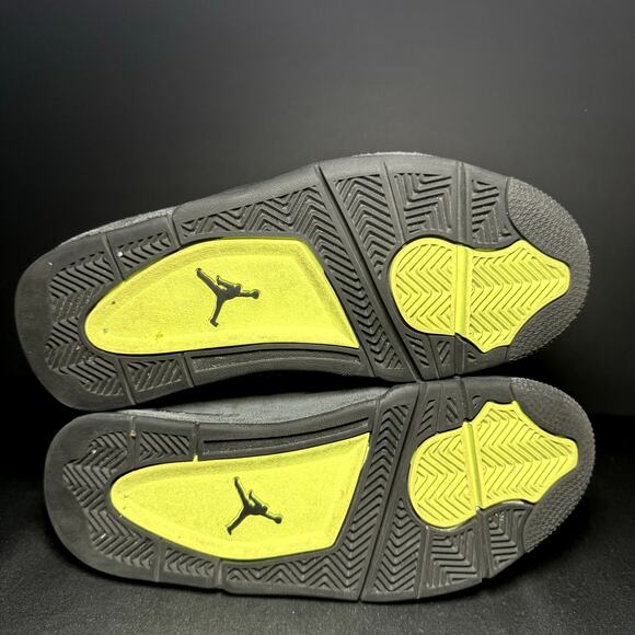 Size 5 - Nike Air Jordan 4 Retro SE GS Neon 95 Men's Shoes - Picture 6 of 8